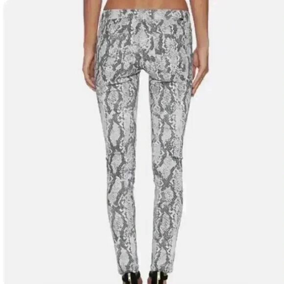 DL1961 Grey Snakeprint Skinny Jeans Size 27 - Picture 2 of 9